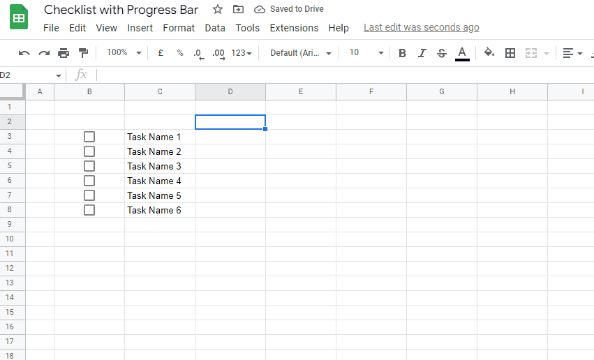 How To Create A Progress Bar Based On The Number Of Checklist Completed ...